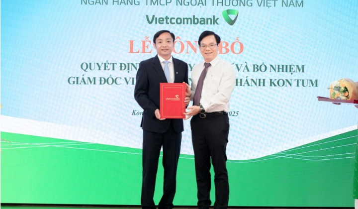 Vietcombank bổ nhiệm ông Trương Sỹ Nghị làm Giám đốc Chi nhánh Kon Tum