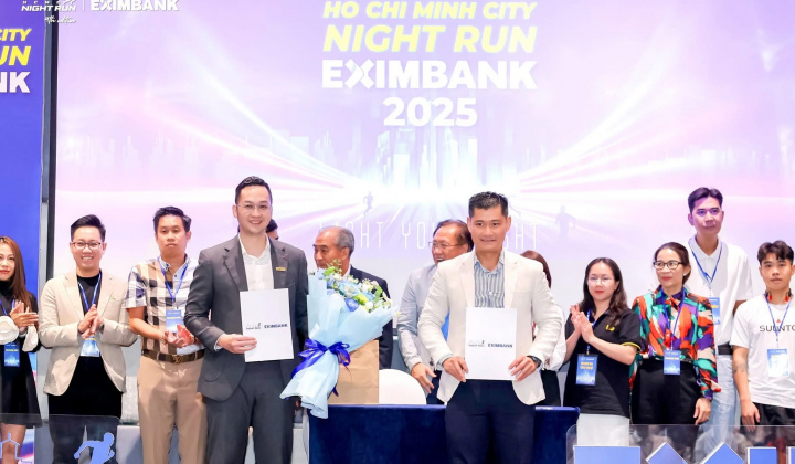 Eximbank chính thức công bố giải chạy đêm TP. Hồ Chí Minh 2025