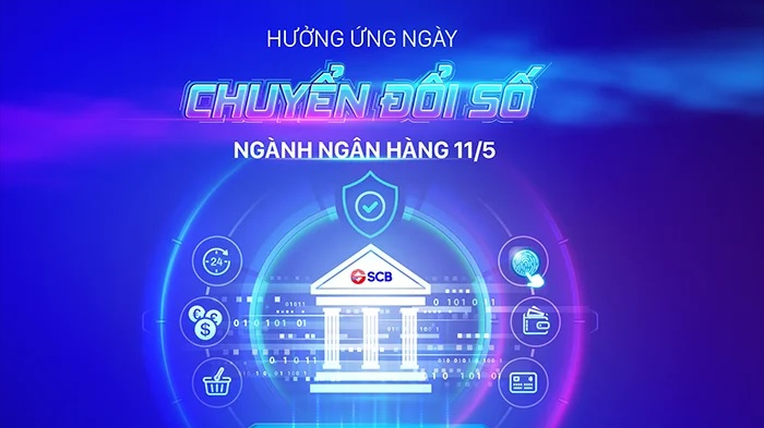 SCB tích cực hưởng ứng ngày chuyển đổi số ngành Ngân hàng 11/5