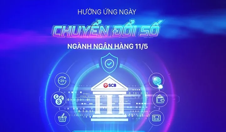 SCB tích cực hưởng ứng ngày chuyển đổi số ngành Ngân hàng 11/5