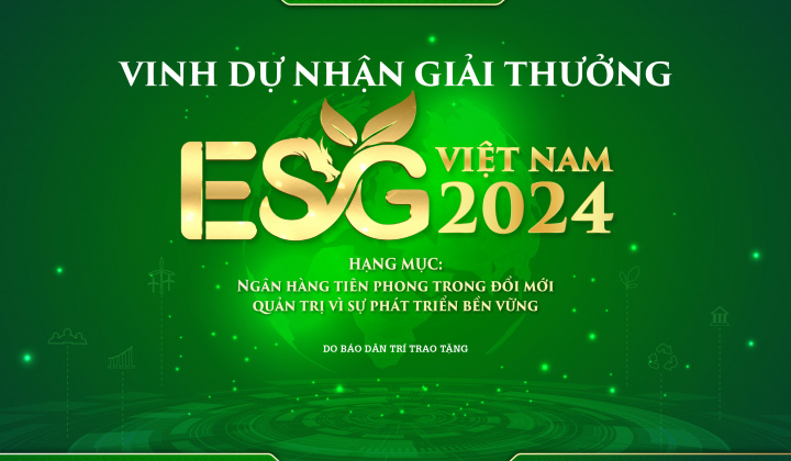 SeABank được vinh danh tại Vietnam ESG Awards vì phát triển bền vững