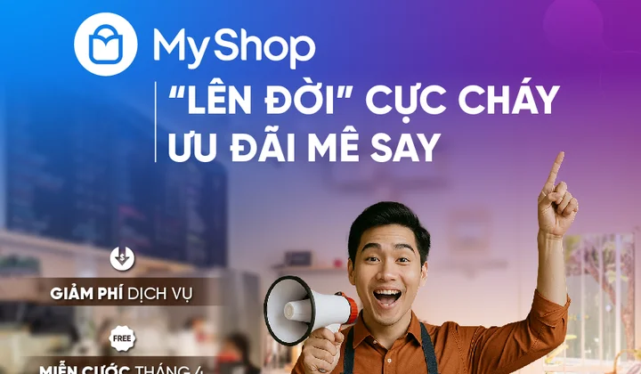 KienlongBank giảm 90% cước phí cho khách hàng sử dụng MyShop