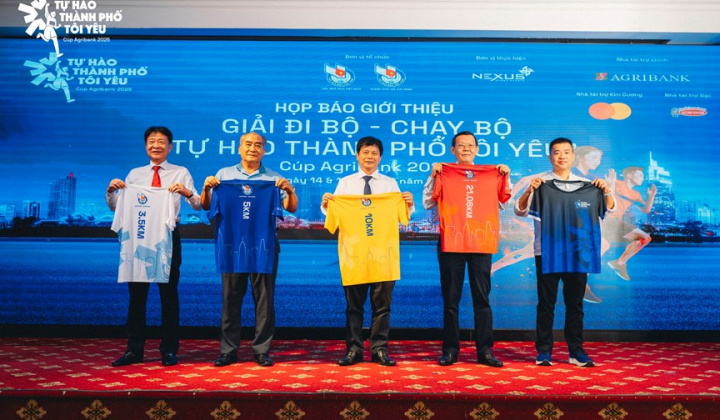 Agribank công bố giải đi bộ - chạy bộ “Tự hào Thành phố tôi yêu” 2025