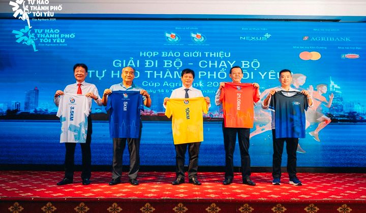 Agribank công bố giải đi bộ - chạy bộ “Tự hào Thành phố tôi yêu” 2025
