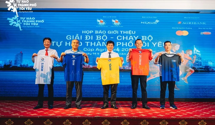 Agribank công bố giải đi bộ - chạy bộ “Tự hào Thành phố tôi yêu” 2025
