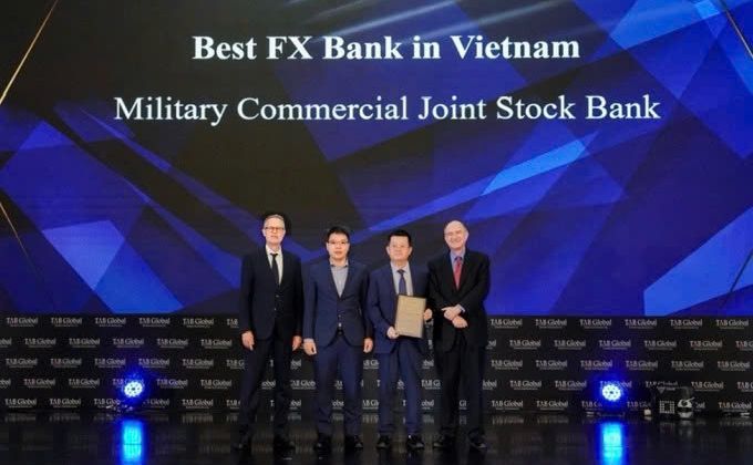 MB nhận giải 'Ngân hàng ngoại hối tốt nhất Việt Nam'
