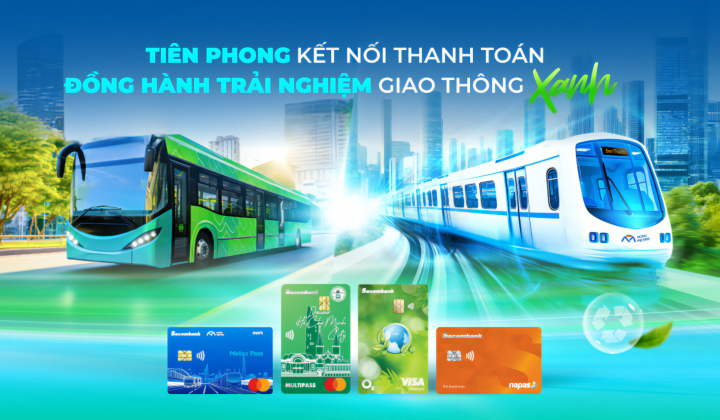 “Mở lối tương lai”: Sacombank đồng hành phát triển giao thông xanh, thông minh
