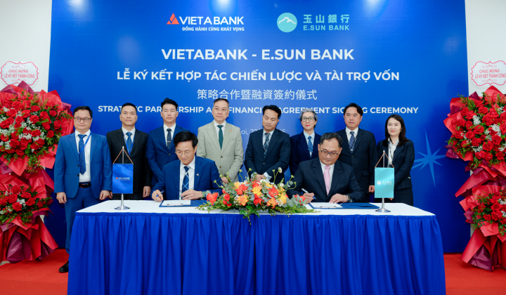 VietABank và E.SUN Bank ký kết hợp tác chiến lược