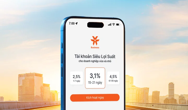 VIB ra mắt tài khoản Siêu Lợi Suất dành cho doanh nghiệp với lợi suất mỗi ngày đến 4,5%/năm