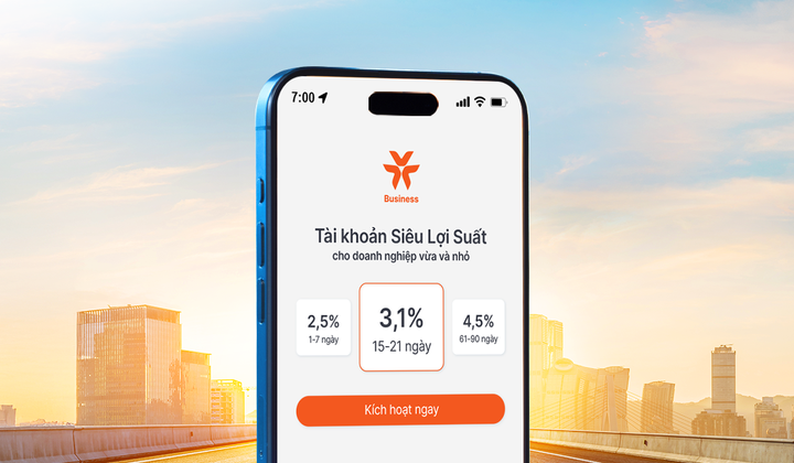 VIB launches Super Account for businesses with daily yield of up to 4.5% per annum