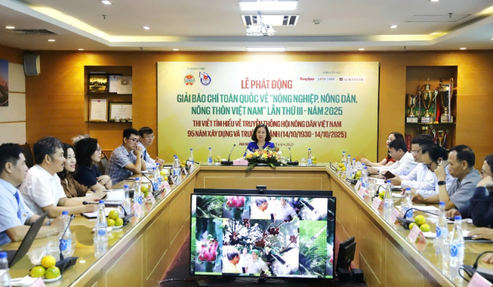 Khởi động giải báo chí “Tam nông” toàn quốc lần thứ III năm 2025