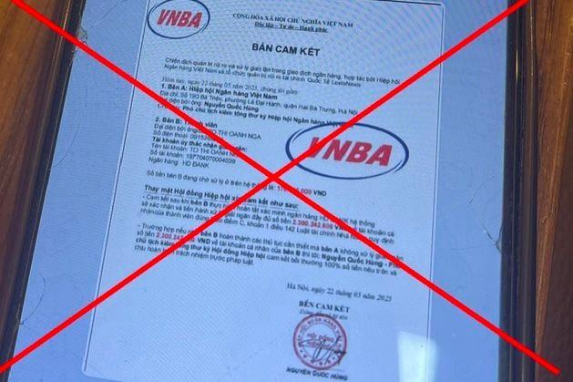 Urgent warning: Impersonation of the Vietnam Banks Association