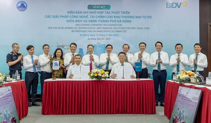 BIDV và Đà Nẵng hợp tác phát triển Fintech cho khu thương mại tự do