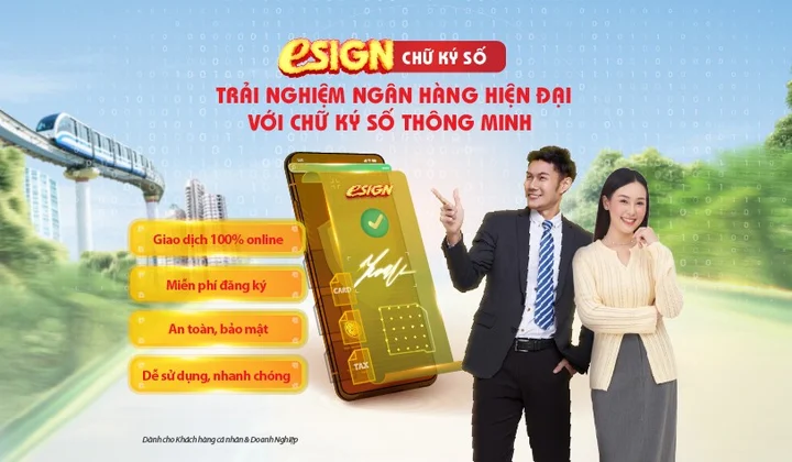 HDBank nâng tầm ngân hàng số với chữ ký số thông minh