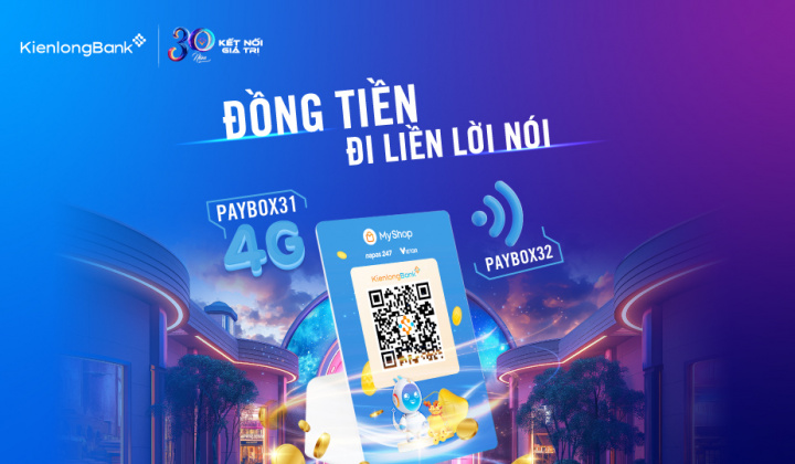 KienlongBank phát triển Paybox 31 & 32, thúc đẩy thanh toán số