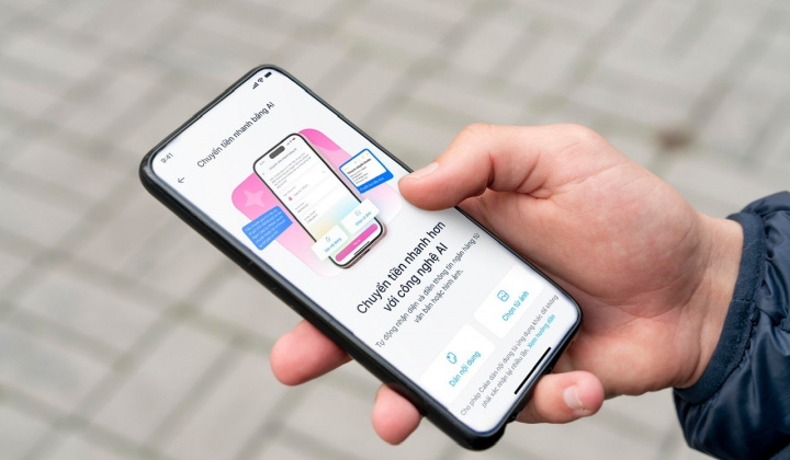 Ngân hàng số Cake ra mắt tính năng 'Chuyển tiền nhanh AI'