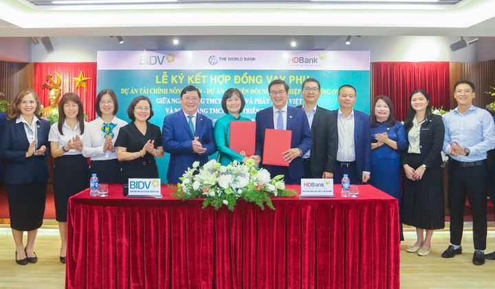 HDBank hợp tác BIDV đưa vốn quốc tế vào nông nghiệp xanh