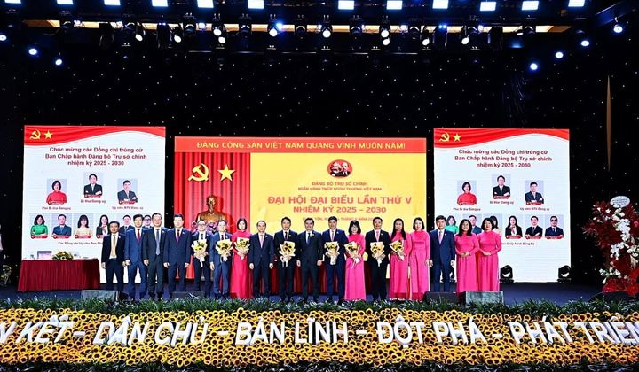 Đảng bộ Trụ sở chính Vietcombank tổ chức thành công Đại hội đại biểu Đảng bộ lần thứ V, nhiệm kỳ 2025