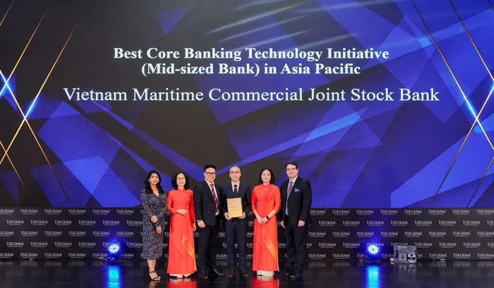 MSB nhận giải thưởng của Asian Banker cho công nghệ ngân hàng lõi