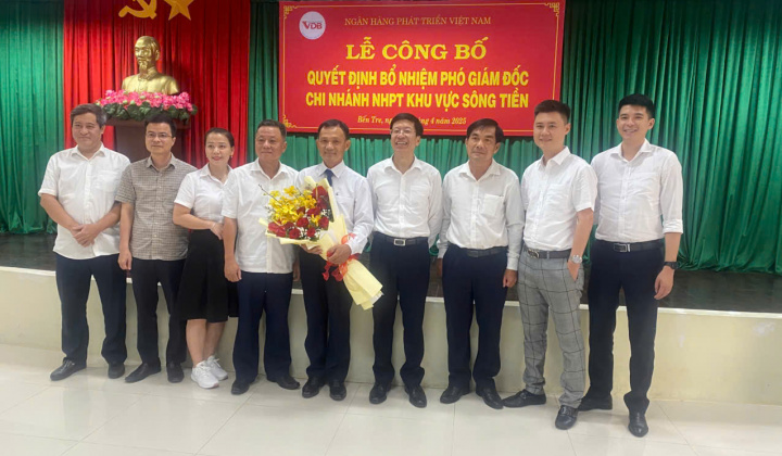 VDB công bố quyết định điều động, bổ nhiệm cán bộ