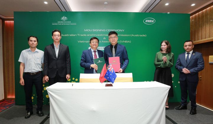 VNBA và Austrade ký biên bản ghi nhớ, hợp tác thúc đẩy phát triển Fintech