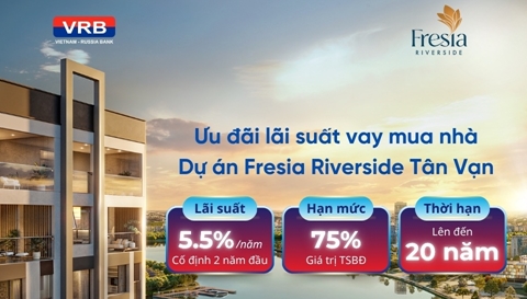 VRB hỗ trợ khách hàng sở hữu căn hộ tại Fresia Riverside