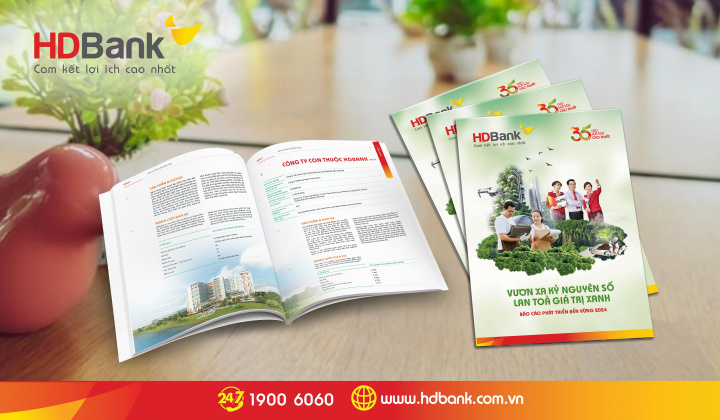 Báo cáo Bền vững 2024 của HDBank: Vươn xa số hóa, lan tỏa giá trị xanh
