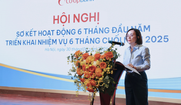 Co-opBank tổ chức Hội nghị sơ kết 06 tháng đầu năm và triển khai nhiệm vụ 06 tháng cuối năm 2025