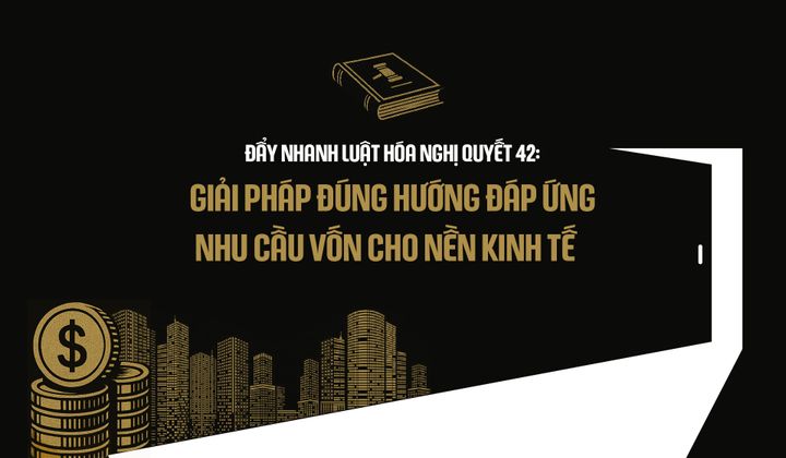 Đẩy nhanh luật hóa Nghị quyết 42: Giải pháp đúng hướng đáp ứng nhu cầu vốn cho nền kinh tế