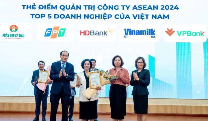 Tiên phong quản trị doanh nghiệp theo tiêu chuẩn quốc tế, VPBank lọt Top 5 Doanh nghiệp có kết quả đánh giá ACGS cao nhất Việt Nam