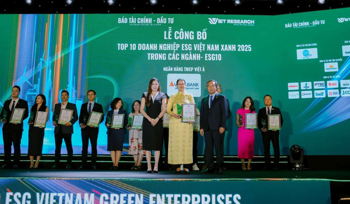 VietABank vào Top 10 Ngân hàng ESG Việt Nam Xanh 2025