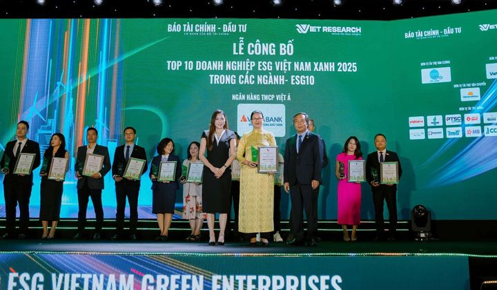 VietABank vào Top 10 Ngân hàng ESG Việt Nam Xanh 2025