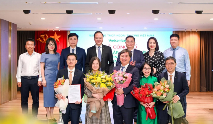 Vietcombank thành lập Khối Dữ liệu, công bố nhân sự lãnh đạo