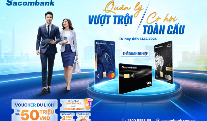 Sacombank cùng doanh nghiệp hướng tới nền kinh tế không tiền mặt