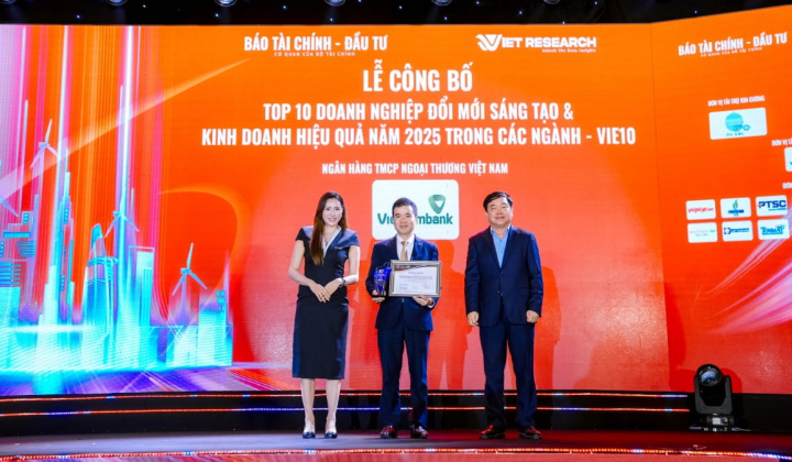 Vietcombank dẫn đầu ngành ngân hàng về đổi mới sáng tạo và ESG