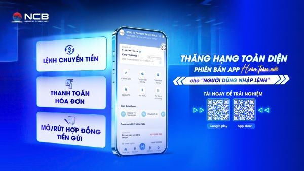 NCB nâng cấp ngân hàng số iziMobiz
