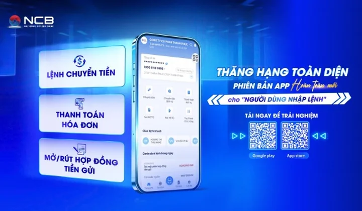 NCB nâng cấp ngân hàng số iziMobiz