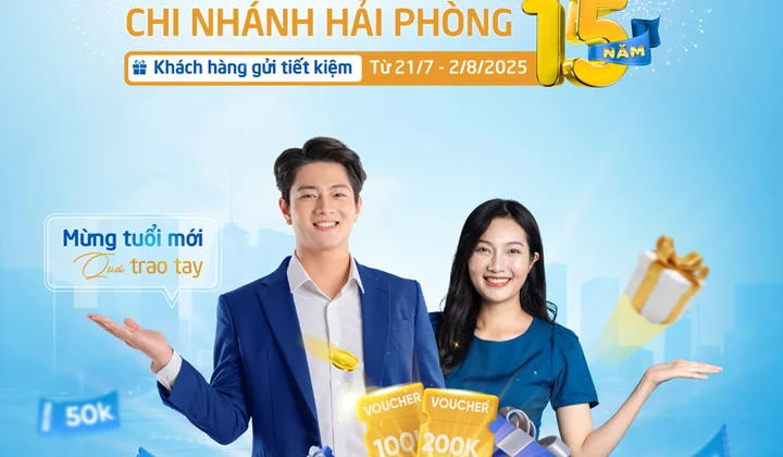 BAOVIET Bank Hải Phòng tặng quà khách gửi tiết kiệm