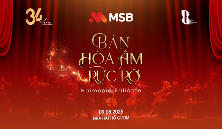 MSB kỷ niệm 34 năm phát triển qua đêm nhạc Harmonia Brillante