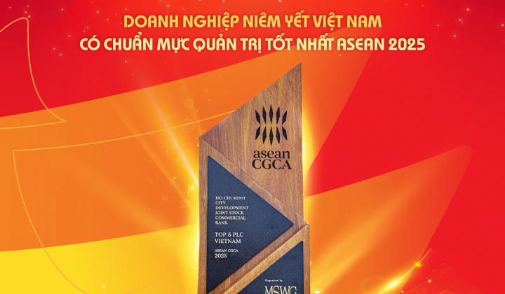 HDBank lọt Top 5 quản trị chuẩn mực ASEAN 2025