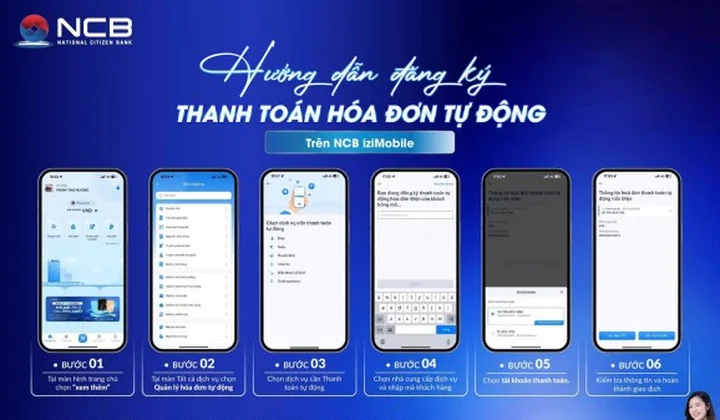 Thanh toán thảnh thơi, hoàn tiền cực hời với NCB iziMobile