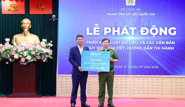 BIDV đồng hành cùng Trung tâm Dữ liệu quốc gia