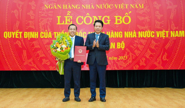 Ngân hàng Nhà nước bổ nhiệm Cục trưởng Cục Công nghệ thông tin