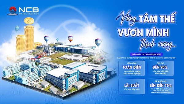 Doanh nghiệp thuộc khu công nghiệp có thêm trợ lực từ NCB