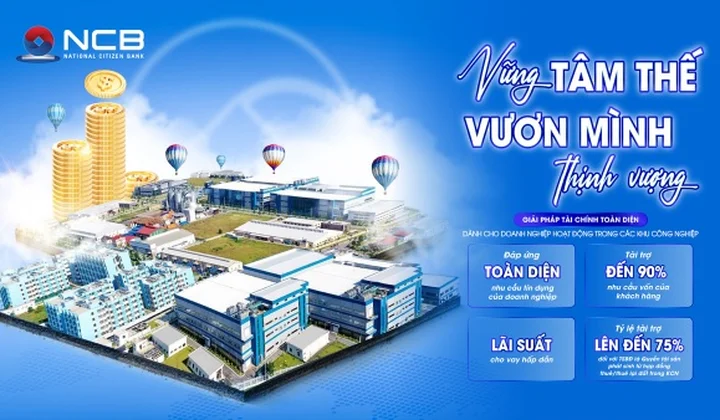Doanh nghiệp thuộc khu công nghiệp có thêm trợ lực từ NCB