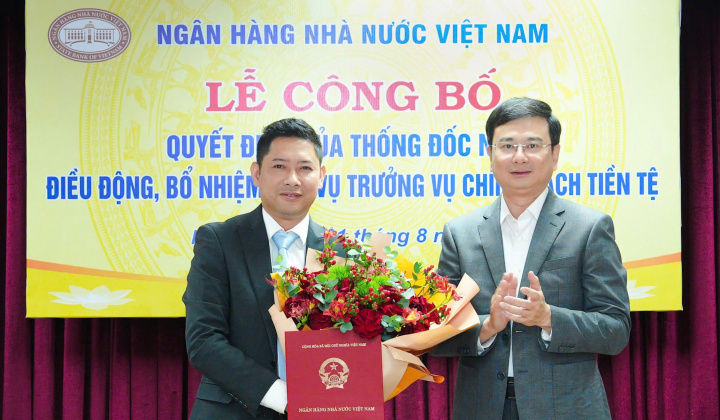 Ngân hàng Nhà nước Việt Nam bổ nhiệm Phó Vụ trưởng Vụ Chính sách tiền tệ