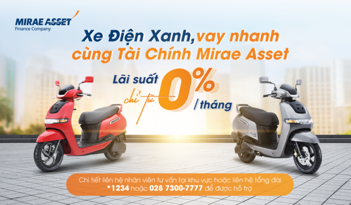 MAFC triển khai gói vay ưu đãi hỗ trợ khách hàng mua xe điện