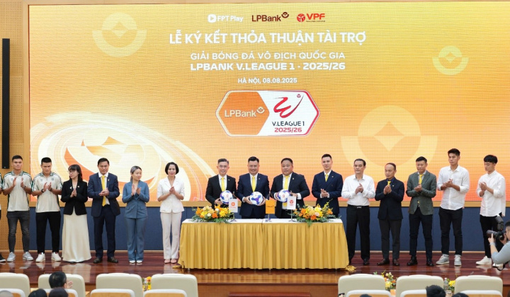 LPBank tiếp tục đồng hành V.League 1-2025/26 với nhiều đổi mới