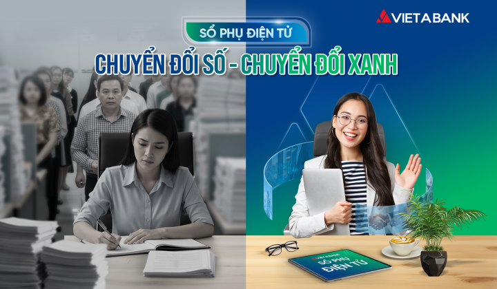 VietABank ra mắt sổ phụ điện tử, đột phá chuyển đổi số doanh nghiệp