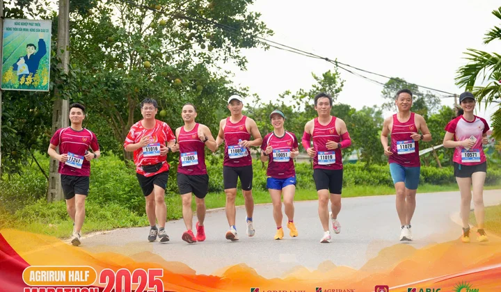 Agrirun 2025: Bước chân kết nối yêu thương, lan tỏa bản sắc Agribank